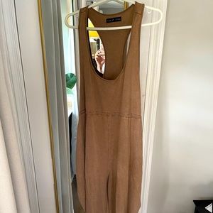 Urban Outfitters racer back jumper brown size small